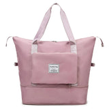 Waterproof Expandable Travel Bag - Dry/Wet Gym Bag - Duffle Bag