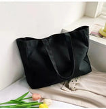 Winter Canvas Bag Large-Capacity Letter Shoulder Bag