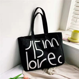Winter Canvas Bag Large-Capacity Letter Shoulder Bag