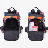 Nylon Backpack Female School Bags Travel Mochilas