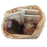 Women's Rhinestone Shoulder Bag - Elegant Evening Clutch