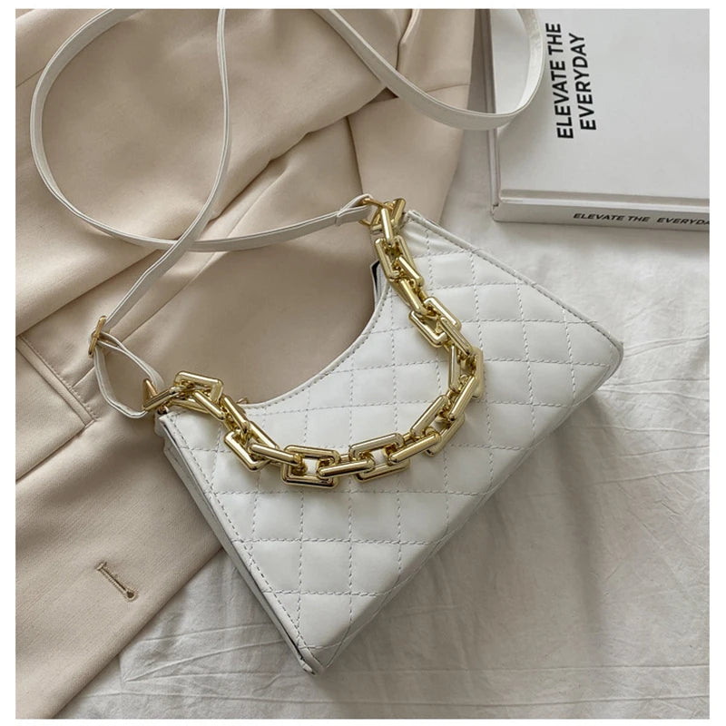 Women Crossbody Shoulder Bag Chain Handbag Purse PU Leather Phone 01-SB