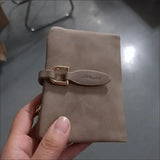 Slim Zipper Wallet Soft PU Leather Clip Purse