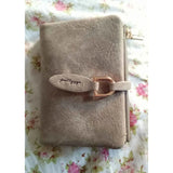 Slim Zipper Wallet Soft PU Leather Clip Purse