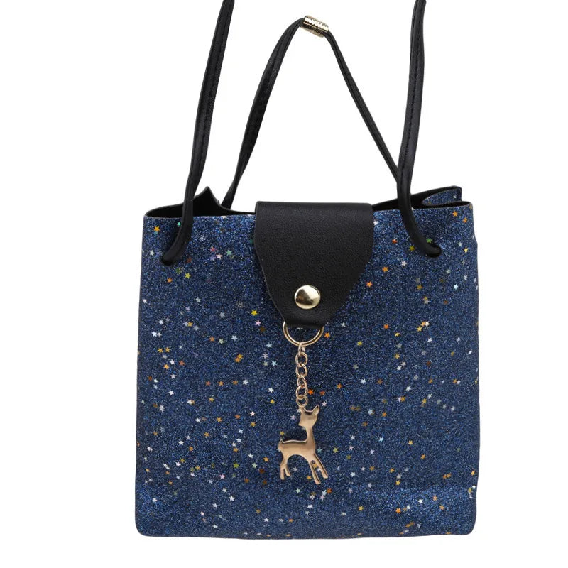 Women's Sequins Deer Shoulder Bag