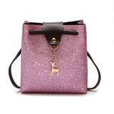 Women's Sequins Deer Shoulder Bag