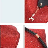 Women's Sequins Deer Shoulder Bag