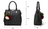 Women's Wild Handbag Shoulder Bag Messenger Bag 26X10X23cm