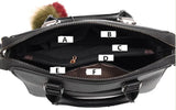 Women's Wild Handbag Shoulder Bag Messenger Bag 26X10X23cm