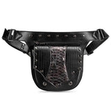 Steampunk Women's Shoulder Bag Tactical Men's Waist Bag