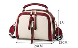Women's Crossbody Bag with Belt Decoration
