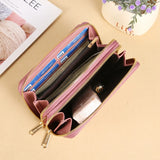 Women's Messenger Bag Shoulder Bag Double Zipper Mobile Phone Bag
