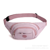 Women's Sports Waist Bag Nylon Multi-layer Chest Backpack