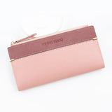 Fashionable Women's Long Wallet with Zipper Bag