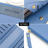 Fashionable Women's Long Wallet with Zipper Bag