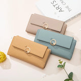 Women's Zipper Wallet Small Fresh Fashionable Flip