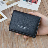 Women's Short Pattern Folding Wallet Soft Wallet Mini Wallet