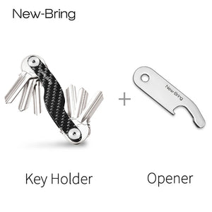 Carbon Fiber Key Organizer Smart Key Wallets Ring