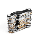 Carbon Fiber Key Organizer Smart Key Wallets Ring