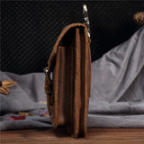 Leather Waist Pack Phone Case Money Belt Pouch Bag