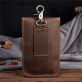 Leather Waist Pack Phone Case Money Belt Pouch Bag