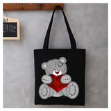 Anime Bear Women Cartoon Tote Bag Harajuku Style Shopper