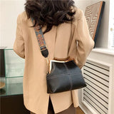 Bohemian Strap Crossbody Bag Shell Lock Women's Handbag