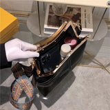 Bohemian Strap Crossbody Bag Shell Lock Women's Handbag