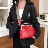 Bohemian Strap Crossbody Bag Shell Lock Women's Handbag
