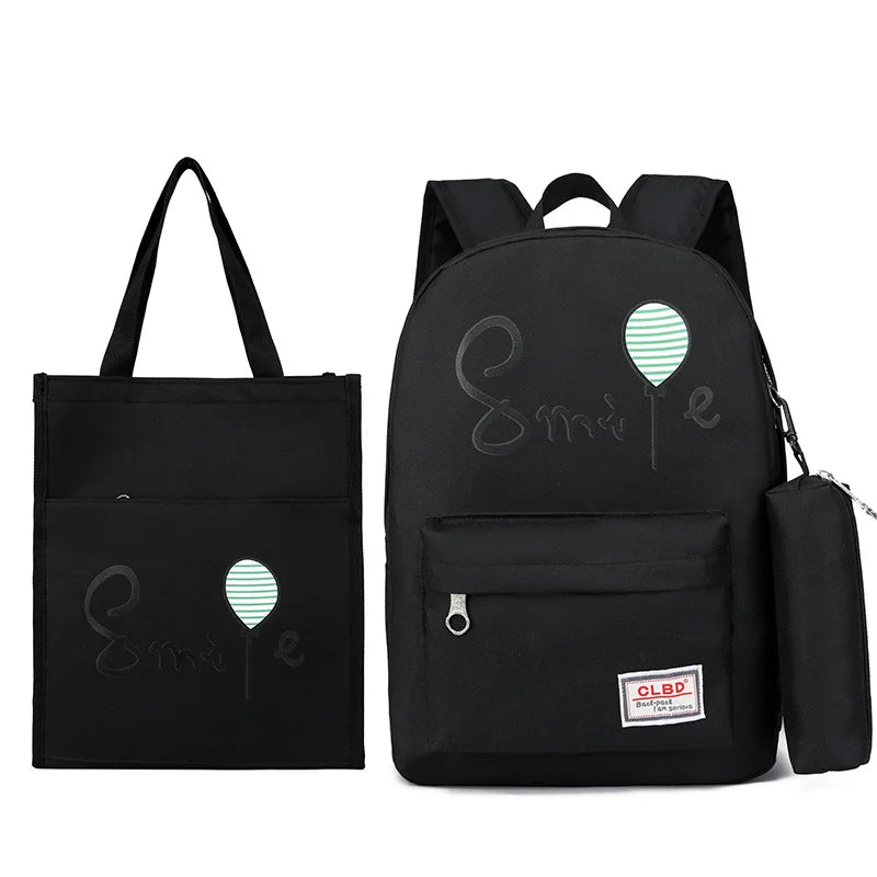 Children School Bags for Girls Boys Kids Backpacks 3Pcs/Set