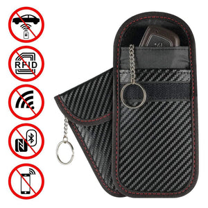 Anti-theft Car Key Fob RFID Signal Blocker Pouch