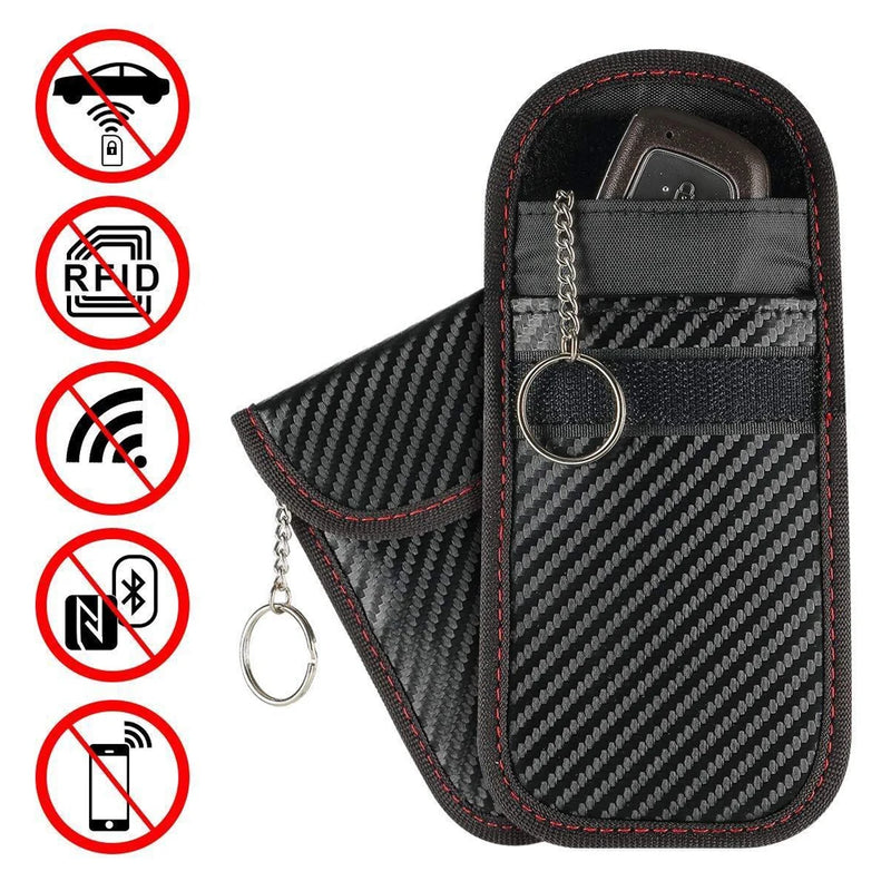 Anti-theft Car Key Fob RFID Signal Blocker Pouch