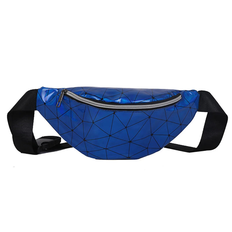 Women Reversible Sequins Glitter Waist Bag Fanny Pack Pouch Hip Purse Satchel