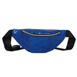 Women Reversible Sequins Glitter Fanny Pack Hip Purse Satchel