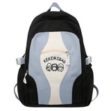 Large Capacity Girls School Backpack Women Bags Letters Female Bagpack Travel La
