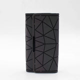 Women Luminous Clutch Wallet Geometric Zip Money Purse