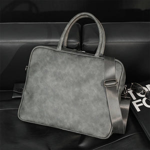 Men's Frosted Briefcase Handbag Laptop Bag