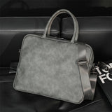 Men's Frosted Briefcase Handbag Laptop Bag