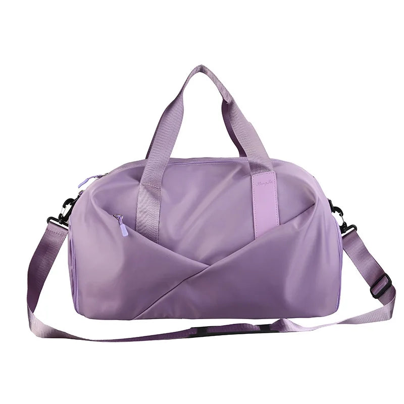 Newhotstacy Bag Ladies Fitness Bag Dry Wet Separation Shoes Training Yoga Bag