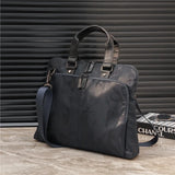 Men's Business Bag Briefcase Single Shoulder Bag Travel Tote