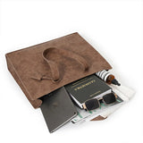 Men's PU Leather Tote Bag Single Shoulder Bag Handbag Briefcase Business Bag