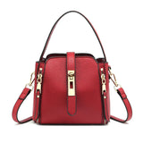 Newhotstacy Bag 06022021 Ladies Mini Phone Bag Litchi Grain Bucket Bag
