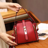 Newhotstacy Bag 06022021 Ladies Mini Phone Bag Litchi Grain Bucket Bag