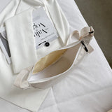 Stacy Nylon Messenger Bag Wide Shoulder Dumpling Bag