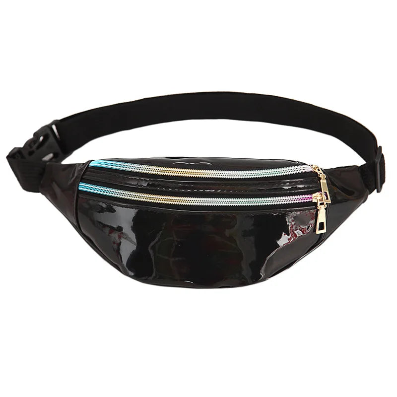 Newhotstacy Laser Waist Bag Chest Bag Outdoor Sports Waist Bag