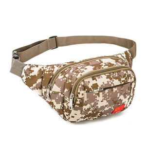 Men's Camo Outdoor Cycling Waist Bag