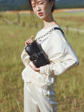 Retro Ring Chain Messenger Bag Mini Shoulder Bag