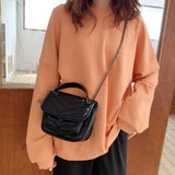 Newhotstacy Chain Bag Soft Single Shoulder Cross Body Phone Bag