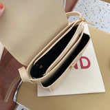 Semicircle Mini Saddle Bag in Milk Color