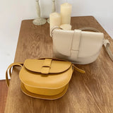 Newhotstacy Bag Ladies Single Shoulder Saddle Handbag
